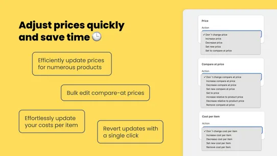 Springify ‑ Bulk Price Editor screenshot