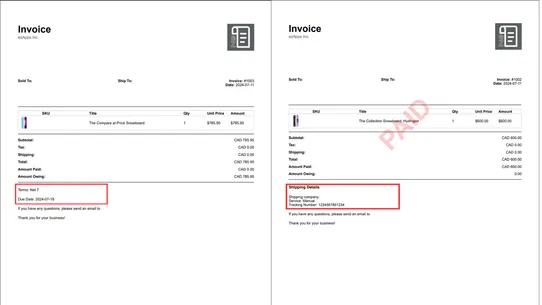 ezInvoices screenshot