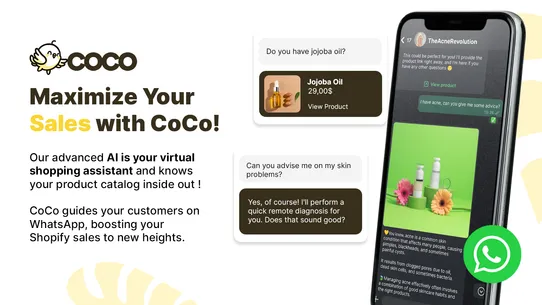 Coco: AI WhatsApp Marketing screenshot