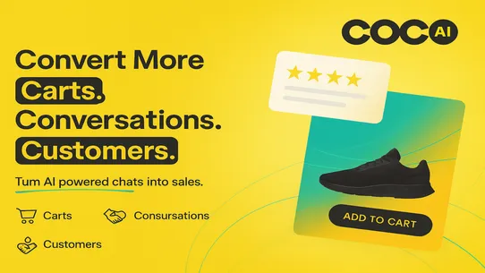 Coco: AI Cart Recovery &amp; Chat screenshot