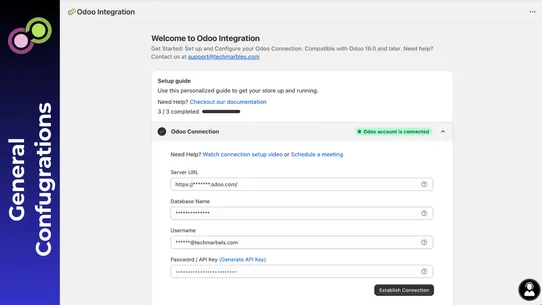 Odoo Integration screenshot