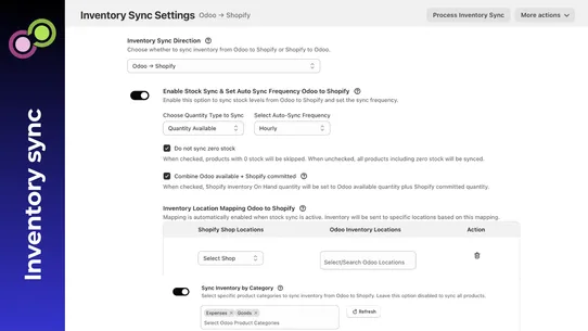 Odoo Integration screenshot