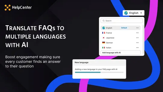 SB: Help Center, FAQ Page Tabs screenshot