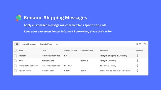 Kaghati ‑ Custom Shipping Name screenshot