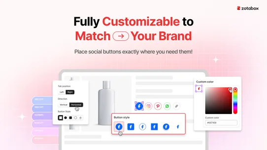 Zotabox Social Sharing Buttons screenshot