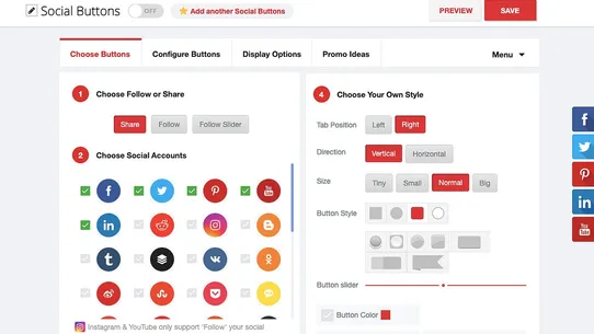 Zotabox Social Sharing Buttons screenshot