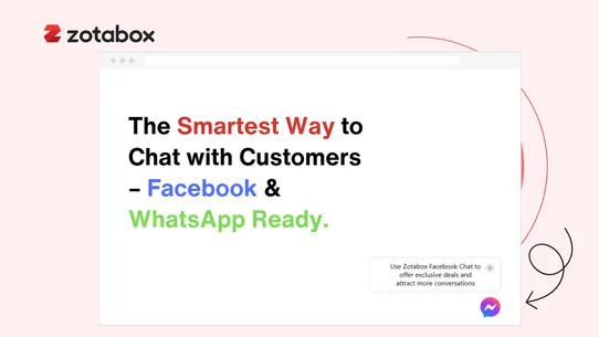 Zotabox WhatsApp Facebook Chat screenshot