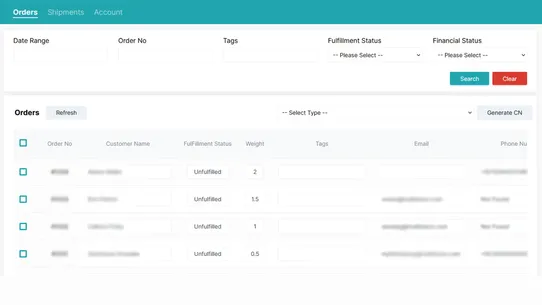 Mindowls Logistics screenshot