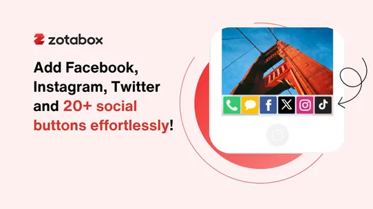 Zotabox Social Share Bar screenshot