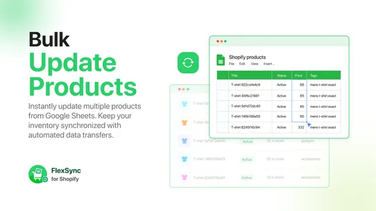 Stock Sync with Google Sheets screenshot