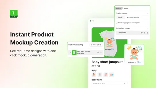 TailorKit Product Personalizer screenshot