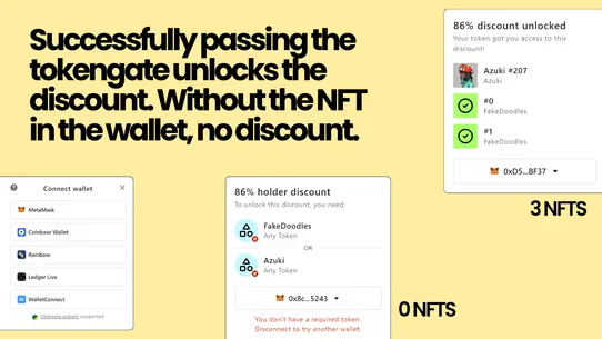 NFT Gate: Tokengated Discounts screenshot