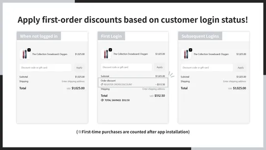 UR: Register Order Discount screenshot