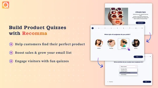 Recomma: Product Quiz Builder screenshot