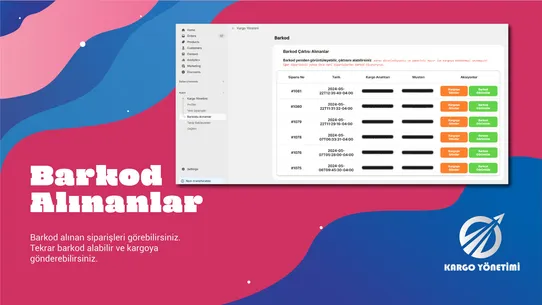 Kargo Yönetimi screenshot