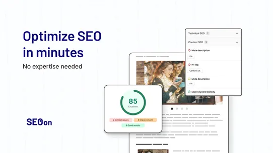 SEO On: Blog post builder screenshot