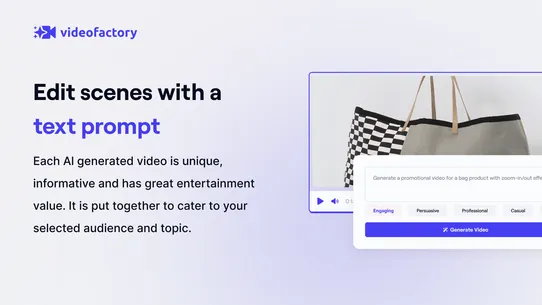 VideoFactory ‑ AI Tiktok Ads screenshot