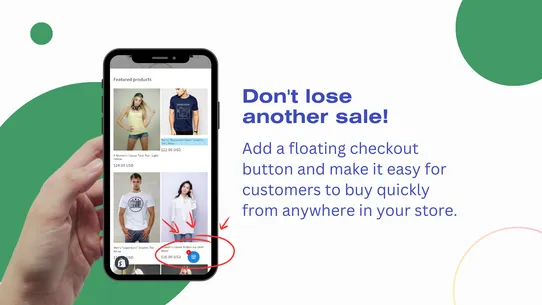 Mega Floating Checkout Button screenshot