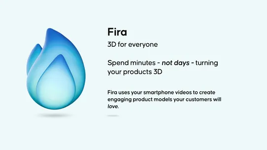 Fira: AI Video to 3D Model screenshot