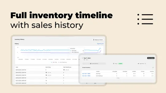 Inventory History Guardian screenshot