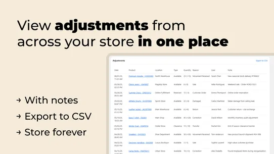 Inventory History Guardian screenshot