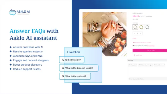Asklo AI Assistant | FAQs, Q&amp;A screenshot