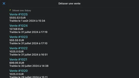 Détaxer avec Solpay screenshot