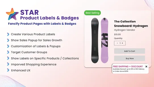 STAR Product Labels screenshot