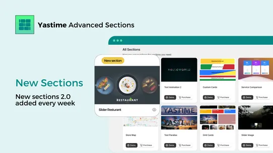 Yastime Advanced Sections screenshot