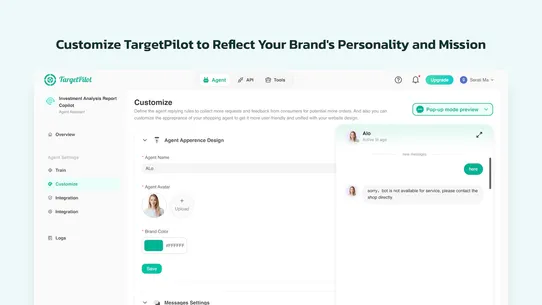 TargetPilot‑AI Shop Copilot screenshot