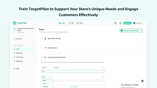 TargetPilot‑AI Shop Copilot screenshot