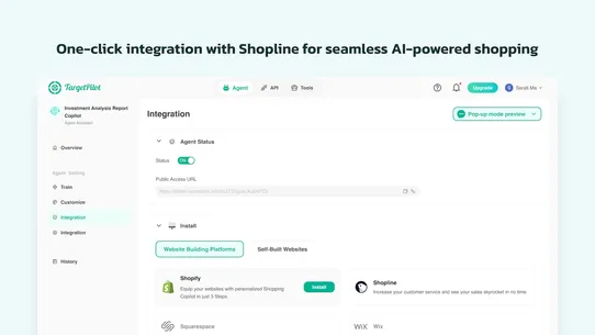 TargetPilot‑AI Shop Copilot screenshot