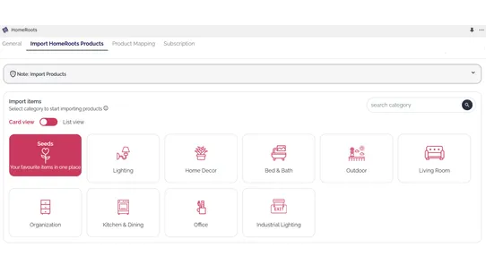 HomeRoots Dropshipping Lister screenshot