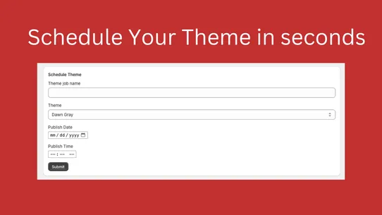 Supreme Theme Scheduler screenshot