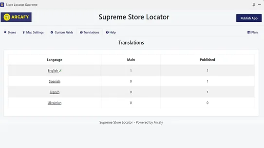 Supreme Store Locator screenshot