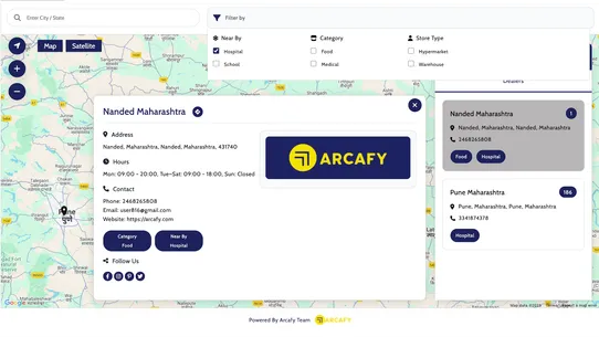 Supreme Store Locator screenshot