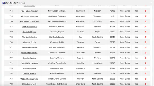 Supreme Store Locator screenshot