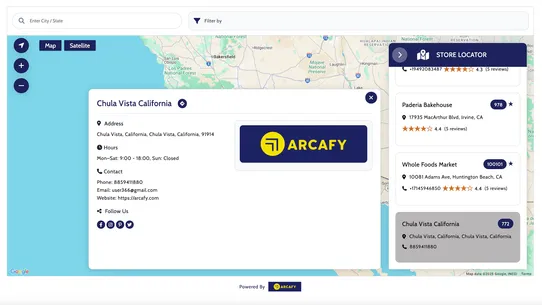 Supreme Store Locator screenshot