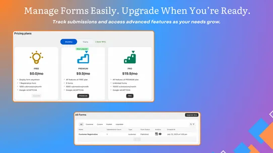 TGL Registration Form Builder screenshot