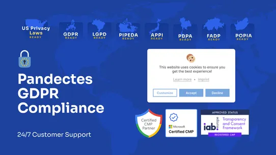 Pandectes GDPR Compliance screenshot