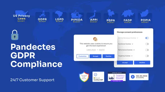 Pandectes GDPR Compliance screenshot