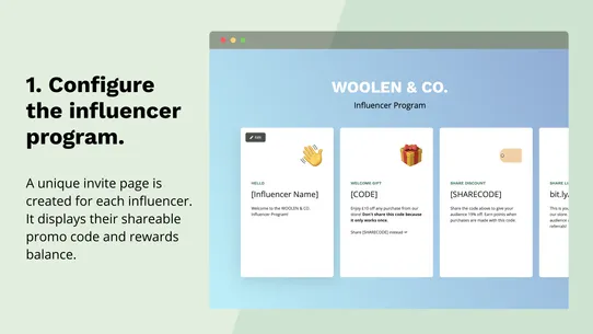 Acorn: Reward Your Influencers screenshot