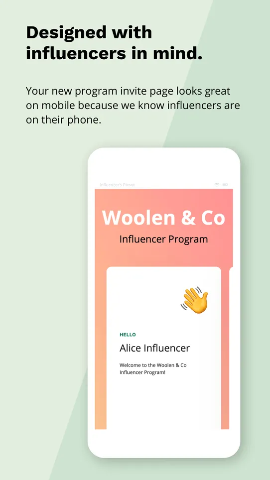 Acorn: Reward Your Influencers screenshot