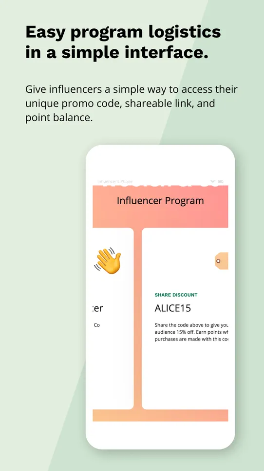 Acorn: Reward Your Influencers screenshot