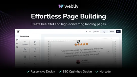 Weblly ‑ Landing Page Builder screenshot