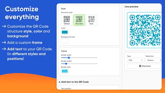 QR Code Generator Releasit screenshot