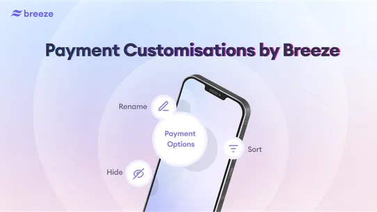 Payment Customisation ‑ Breeze screenshot