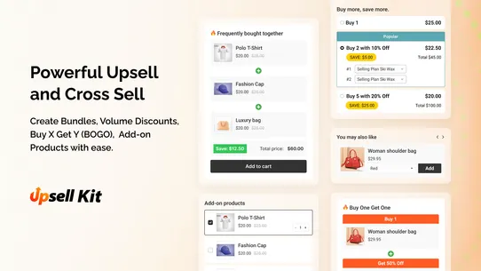 Upsell Kit: BOGO, Bundle &amp; 30+ screenshot