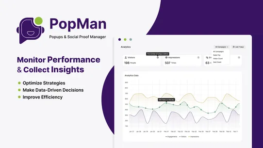 PopMan: Popups &amp; Social Proof screenshot