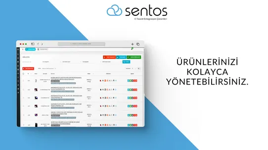 Sentos Entegrasyonu screenshot